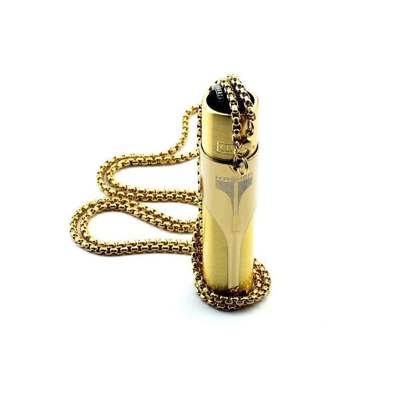 Kasher’s Lighter Necklace with Lighter Tool - Lightweight & Multipurpose