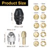 HARFINGTON 13pcs Drill Chuck Collet Set 0.5-3.2mm Mini Electric Grinder