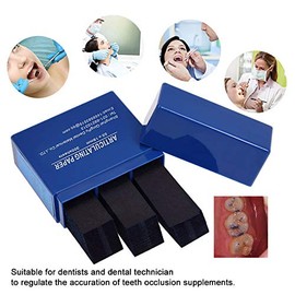 EDTara Dental Articulating Paper Strips Dental Lab Products Tool Oral Teeth Care Material 300 Sheet/Box Blue