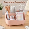 5-Section Office Desk Organizer for Stationery - Large Capacity Desktop