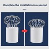 Outdoor Roof Drain Stainless Steel Anti Blocking Round Line Cap