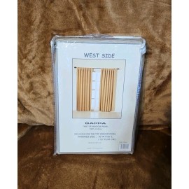 GAPPA West Side Gappa Tab Top Window Panel Ivory 50" W X 95" L NEW