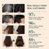 Black Hair Dye Shampoo 3 in 1, Instant Hair Color