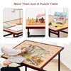Lavievert 1500 Piece Tilting Puzzle Table with Legs, Angle &
