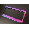 BLVD 1Pc Universal Neo Chrome Stainless Steel License Plate Frame