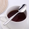 SBOMHS Espresso Spoon Small 14 cm Coffee Spoon Set Silver