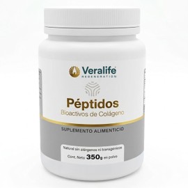 VeraLife | Suplemento Alimenticio con Peptidos Bioactivos de Colageno - 330 gr | Suplemento Nutricional con Colágeno | Multivitaminico para Hombres, M