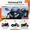 CTMAOYI Motorcycle Handlebar Straps for 32" Handlebars - Adjustable Tie