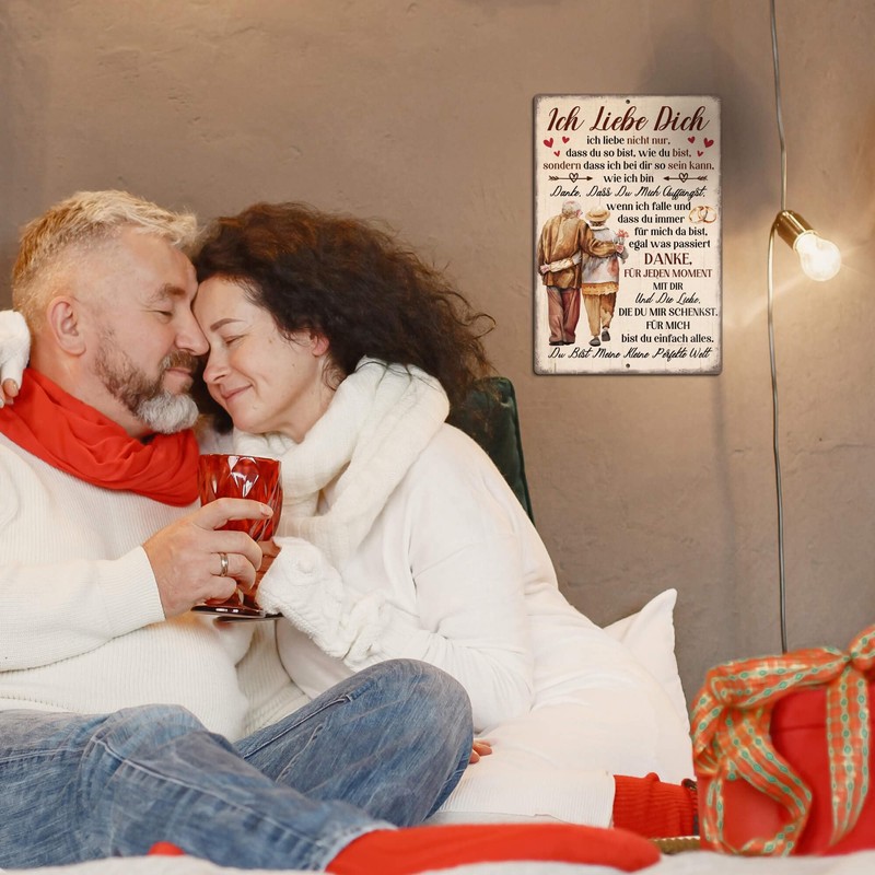Putuo Decor Tin Sign - I Love You - Romantic