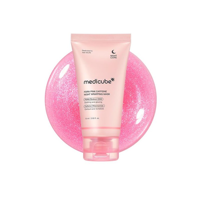 [medicube] PDRN Pink Caffeine Overnight Wrapping Mask : SLEEP, SHED,