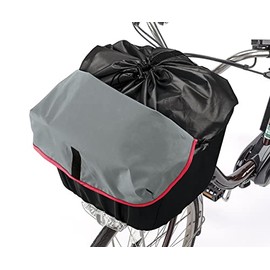 Panasonic NSAR150-B Front Basket Cover, Bicycle, Black, Outer Circumference (Top Surface) Approx. 47.6 - 53.5 inches (121 - 136 cm), Height Approx. 8.3 - 10.6 inches (21 - 27 cm)