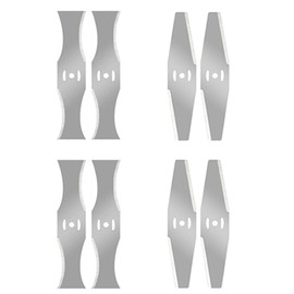 Trimmer Head Accessories, Cordless Weed Wacker Replacement Blade, Weed Wacker Brush Cutter Stainless Steel Blade Heads for Electric Lawn Mower(Stainless Steel Blades*8)