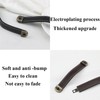 Oenothera Pack of 6 Leather Handles for Furniture, Vintage Furniture