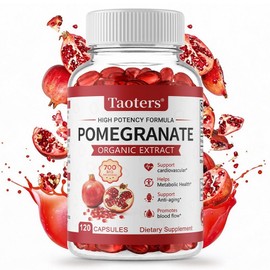 Pomegranate Extract Capsules 700mg Antioxidant Natural Superfood Heart Joint Metabolic Health Support, 3 Pieces, 120 Tablets / 석류추출물 캡슐 700mg 항산화제 천연 슈퍼푸드 심장 관절 대사건강 지원, 3개, 120정