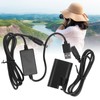 LPE6 Dummy Battery DC Coupler Power Adapter with USB Drive
