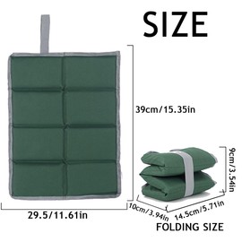 WERIGONI 2 x Seat Cushion Outdoor Foldable Outdoor Seat Cushion Weatherproof Seat Cushion Hiking Thermal Seat Cushion Foldable