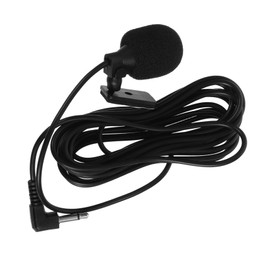 KICHOUSE 1set Handheld Speaker Mic Coil Cord for Car Navigation and Use Includes Headphone Jack for Earpiece SNR for Audio