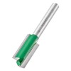 Trend CraftPro Straight Two Flute Router Cutter Bit, 1/4 Inch