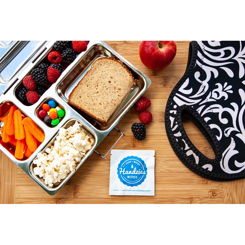 Handzies Natural Soap and Water Hand Wipes, Free & Clear,