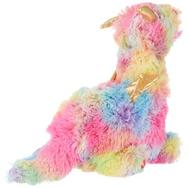 FRINGE STUDIO Dog Toy, Rainbow Dragon-Plush Pet Toy (289365)