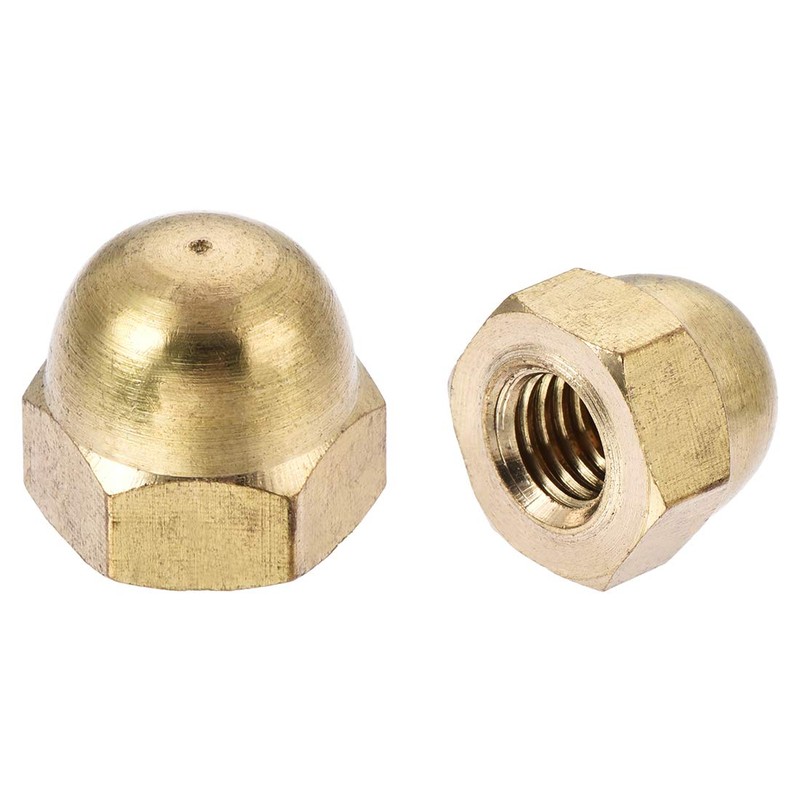 uxcell Acorn Hex Cap Nuts - 6Pcs M8 Dome Nuts