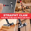 Meiwaltee 20 oz Heavy Duty One-piece Forged Hammer, Straight Claw