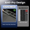 Grimtron 8.2 lb Heavy-Duty Biometric Gun Safe for Handgun –