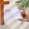 200 Pack Church Visitor Cards 3 x 5 Inches Church