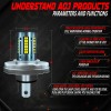 AuureLamp 2 SUPER LED headlight light bulbs for Massey Ferguson