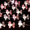 Pets Theme Decorative String Lights, 10ft 30 LED 3D Pink
