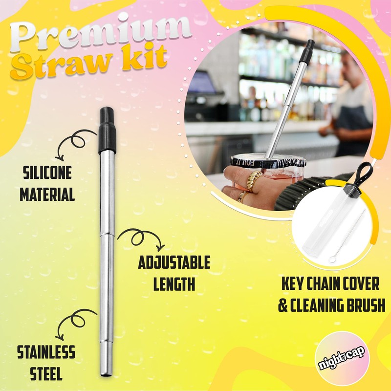 Nightcap Drink Cover Scrunchie Gift Box- The Reusable Drink Spiking