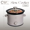 COOK WITH COLOR 2QT Mini Electric Round Slow Cooker -