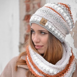 Knitting Set Knitting Instruction - Knitting Yarn - With or Without Knitting Needle Scarf Knitting Set Irvine Elgin (English language not guaranteed)