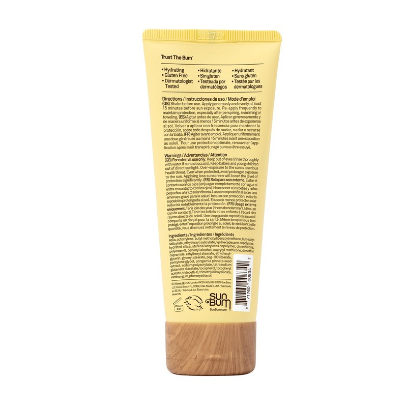 Sun Bum Original SPF 50 Sun Cream Face Lotion, Moisturizing