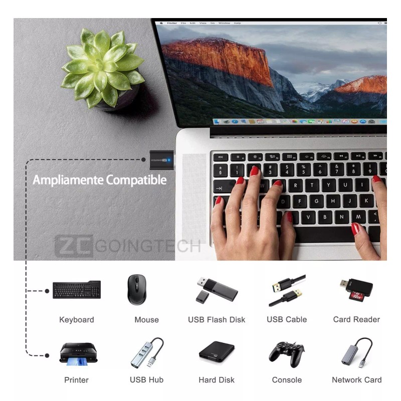 Zcgoingtech Adaptador Otg Usb Tipo C A Usb 3.0 5gbps