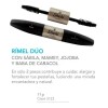 Rímel Dúo Baba Caracol Fortalece Pestañas Color Negro