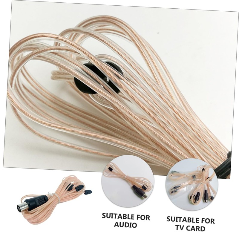 TEHAUX Fm Antenna Meters Indoor Antenna for Radio Stereo Receiver