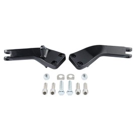 TCMT Black Passenger Foot Peg Support Kit Fits For Harley Dyna Super Glide Street Bob 2006-2017