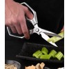 Premium Kitchen Scissors,Heavy-Duty Stainless Steel Kitchen Shears,Multi-Purpose Scissors with Serrated