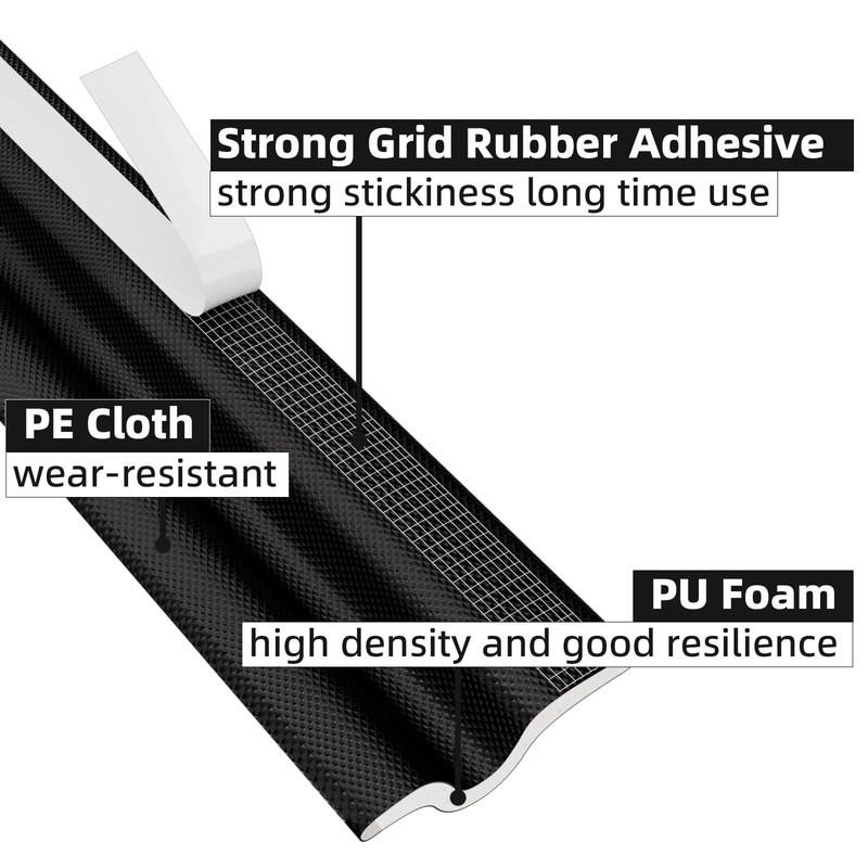 196 inch Weather Stripping for Windows Doors,Self-Adhesive Window Draft Stopper