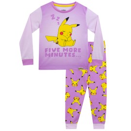 Pokémon Girls Pyjamas | Pikachu Pyjamas | Pikachu PJs For Girls | Pink 8-9 Years
