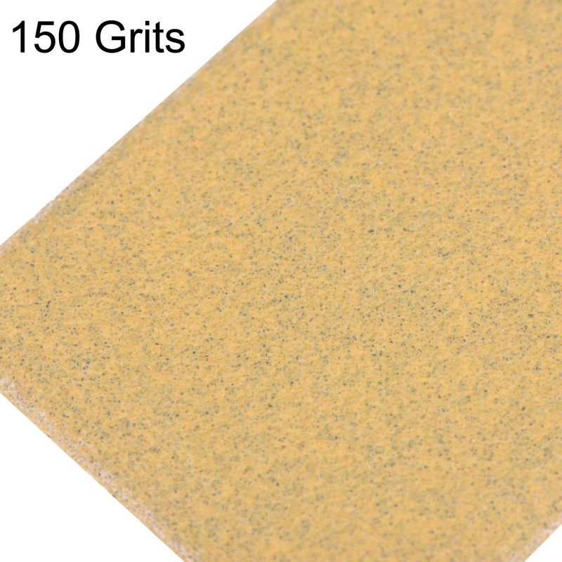 HARFINGTON 15pcs Micro Sander Paper 150 Grit 3.5x1.2 Inch Mini