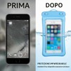 QEXUJOW Scatole impermeabili da immersione,Custodia protettiva impermeabile in 2 pezzi,