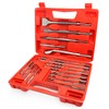wesleydrill 17PCS Rotary Hammer & Chisels Masonry Drill Bit Set,