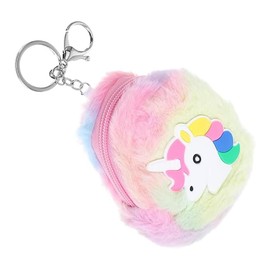Unicorn Coin Bag, Coin Purse, Mini Purse Mini Cute Purses Small Cartoon Coin Bag Funny Zipper Cosmetic Bag Headphone Purse Small Items Bags for Women Purse