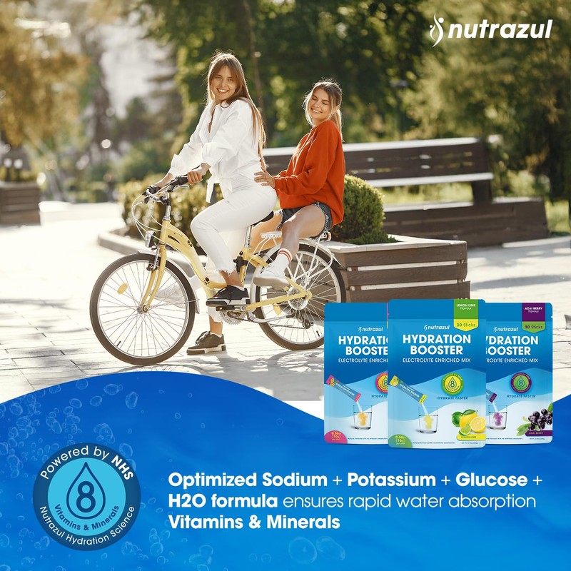 Nutrazul Hydration Booster | Supports Rapid Hydration | Electrolyte Enriched