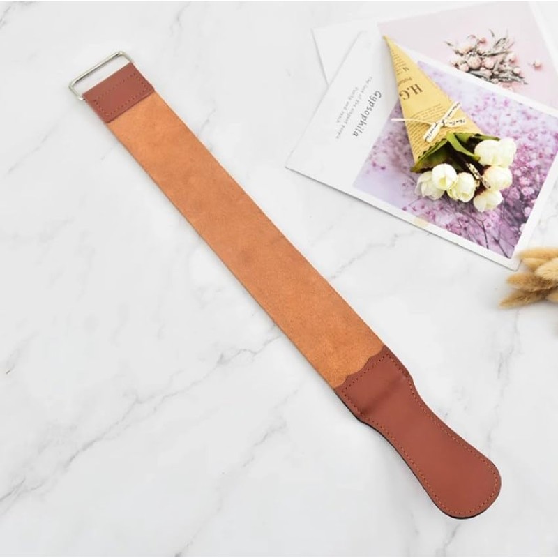 18.5 * 2 * 0.2inch Leather Strop for Knife Sharpening,