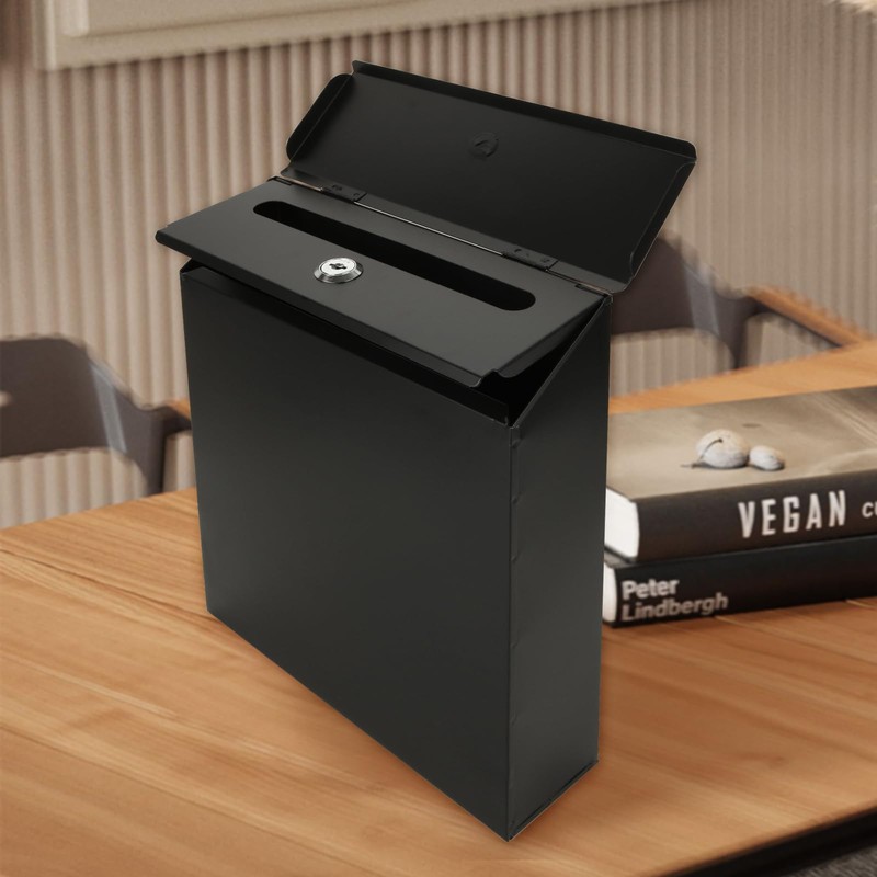 MUXHEL 22 x 6.5 x 29 cm Anthracite Letterbox with