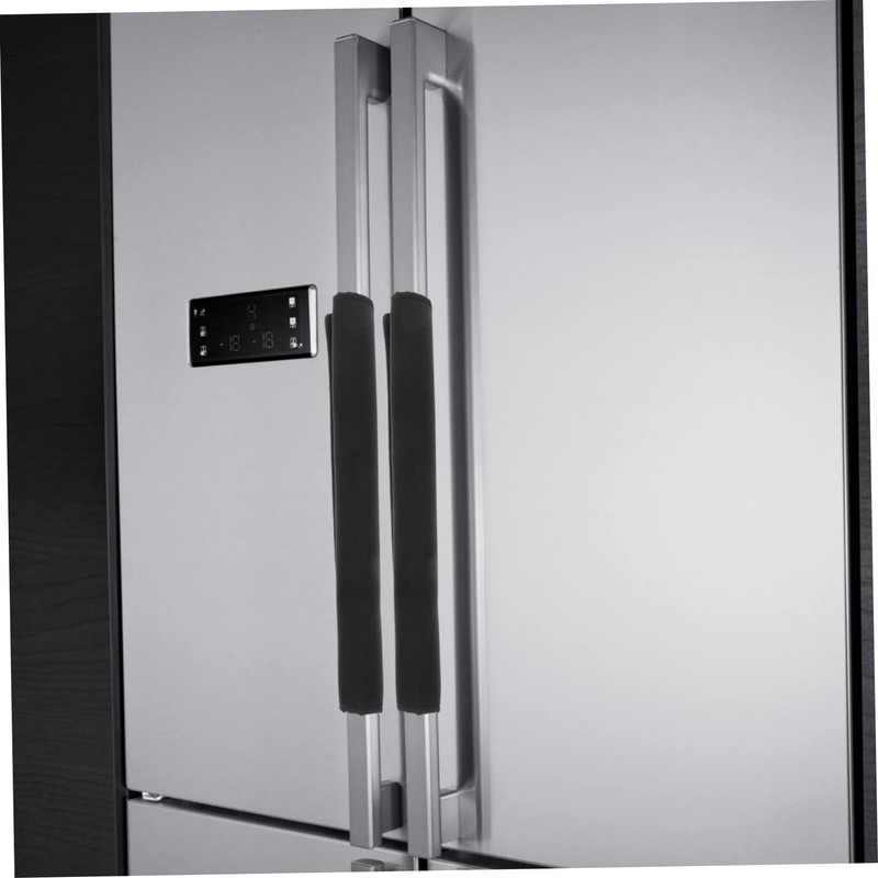 Mobestech 4pcs Appliance Handle Cover Stylish Fridge Door Handle for