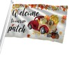 FLCHWY Welcome to Our Patch Flag 3x5 Ft,Summer Autumn Harvest